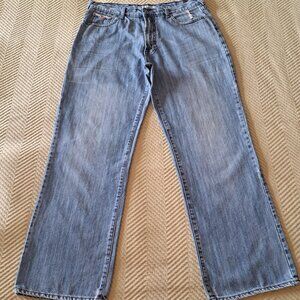 Paco Straight Leg Distressed Jeans Vintage 36 X 32
